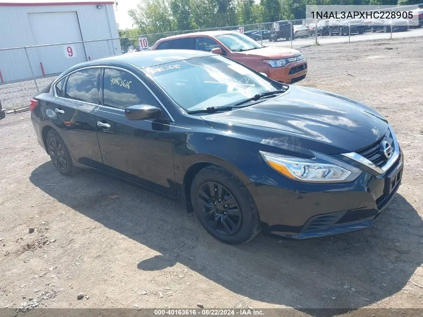 1N4AL3APXHC228905 2017 Nissan Altima 2.5 S