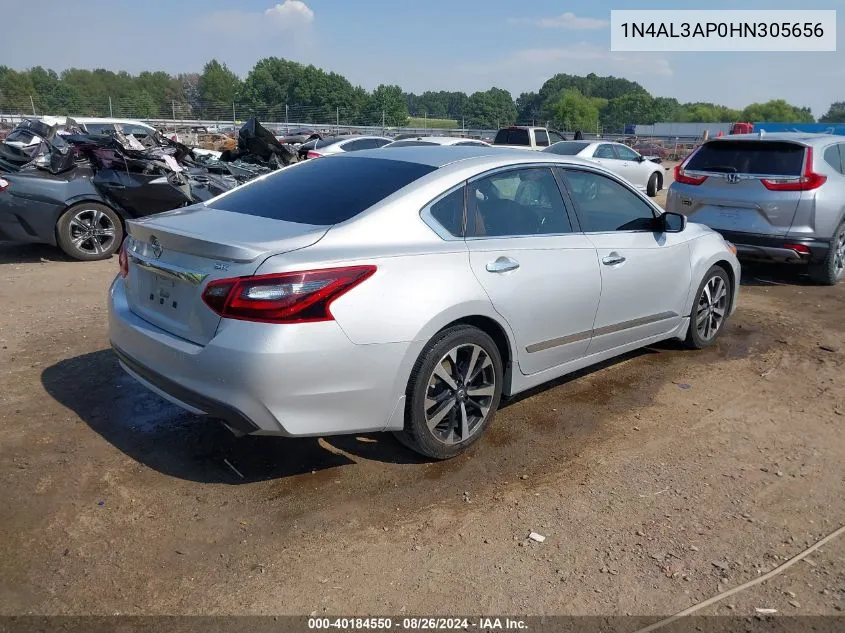 2017 Nissan Altima 2.5 Sr VIN: 1N4AL3AP0HN305656 Lot: 40184550