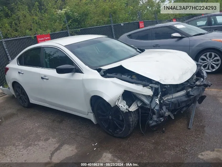 2017 Nissan Altima 2.5 Sr VIN: 1N4AL3AP7HC224293 Lot: 40186316