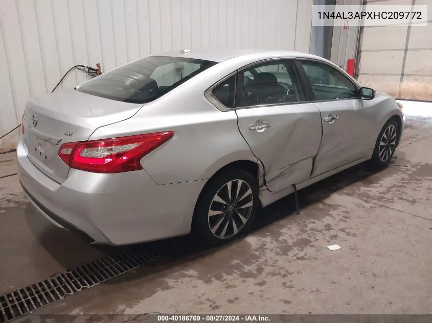 1N4AL3APXHC209772 2017 Nissan Altima 2.5 Sv