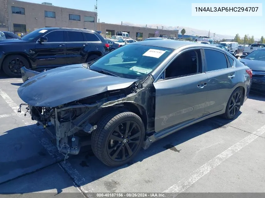 1N4AL3AP6HC294707 2017 Nissan Altima 2.5 Sr