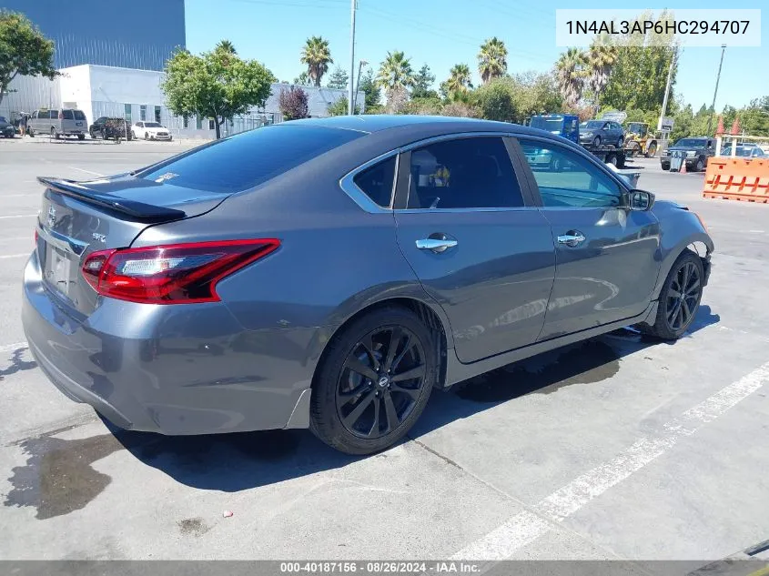 1N4AL3AP6HC294707 2017 Nissan Altima 2.5 Sr