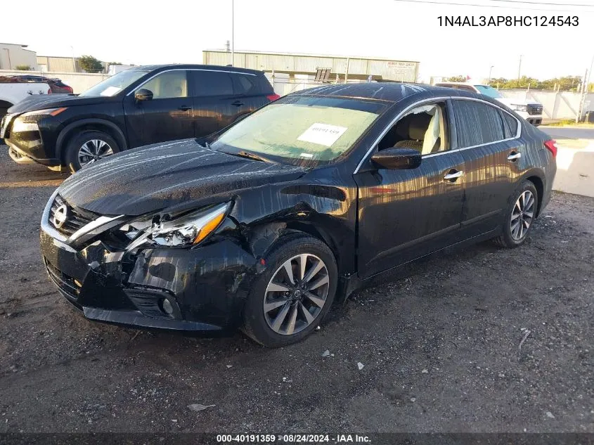 2017 Nissan Altima 2.5 Sv VIN: 1N4AL3AP8HC124543 Lot: 40191359