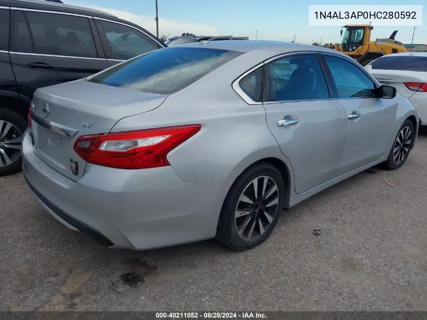 1N4AL3AP0HC280592 2017 Nissan Altima 2.5 Sv