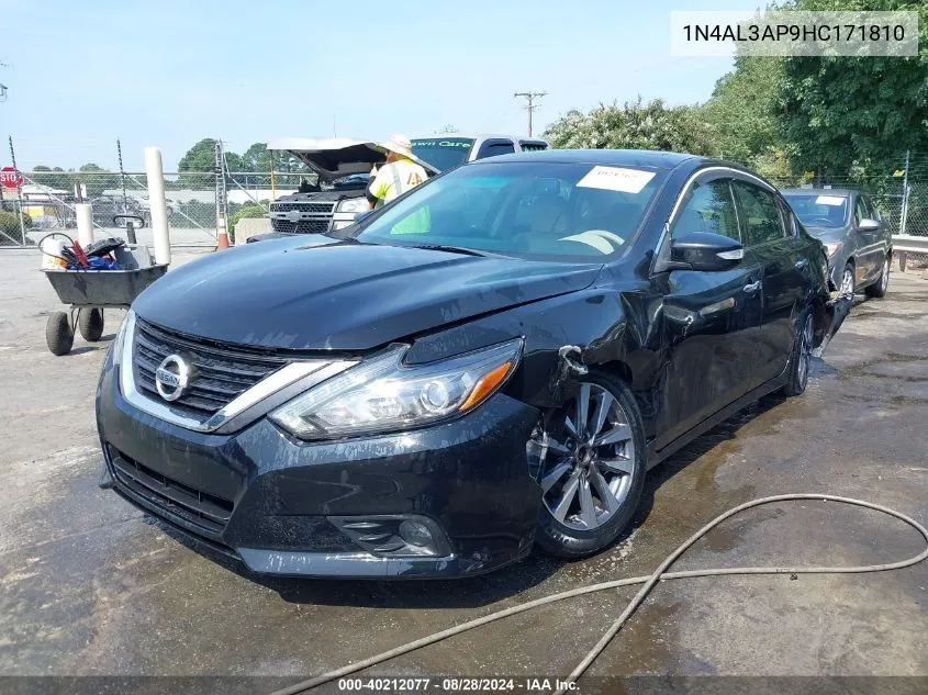 2017 Nissan Altima 2.5 Sl VIN: 1N4AL3AP9HC171810 Lot: 40212077