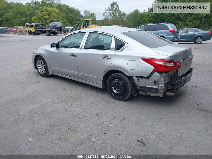 2017 Nissan Altima 2.5 S VIN: 1N4AL3APXHN330497 Lot: 40227062