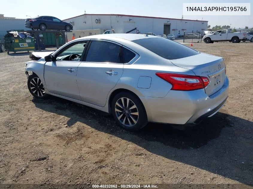 2017 Nissan Altima 2.5 Sv VIN: 1N4AL3AP9HC195766 Lot: 40232862