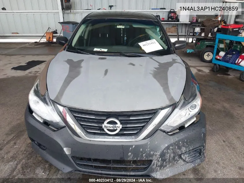 2017 Nissan Altima 2.5/2.5 S/2.5 Sl/2.5 Sr/2.5 Sv VIN: 1N4AL3AP1HC240859 Lot: 40233412