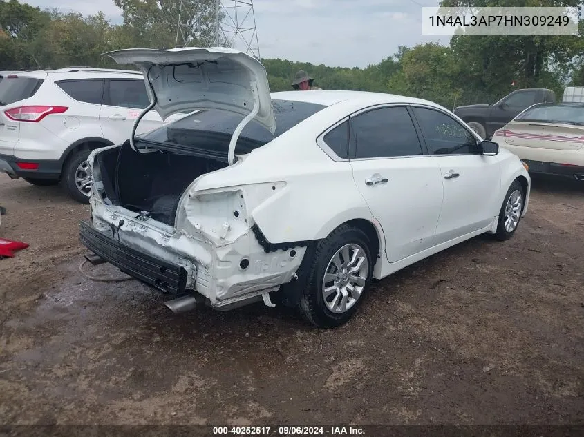 2017 Nissan Altima 2.5 S VIN: 1N4AL3AP7HN309249 Lot: 40252517