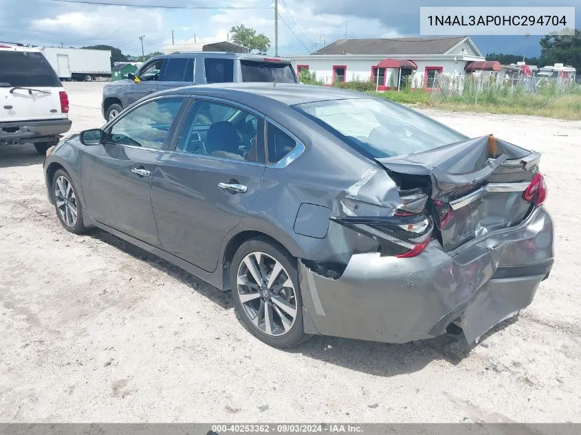 1N4AL3AP0HC294704 2017 Nissan Altima 2.5 Sr