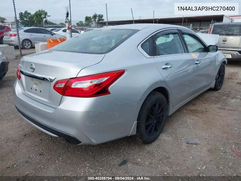 1N4AL3AP3HC270400 2017 Nissan Altima 2.5 S