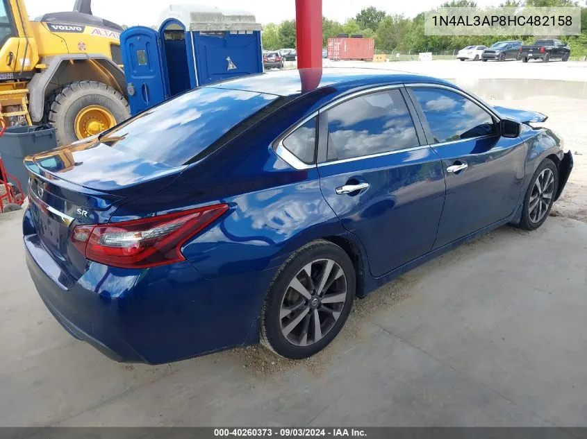 2017 Nissan Altima 2.5 Sr VIN: 1N4AL3AP8HC482158 Lot: 40260373