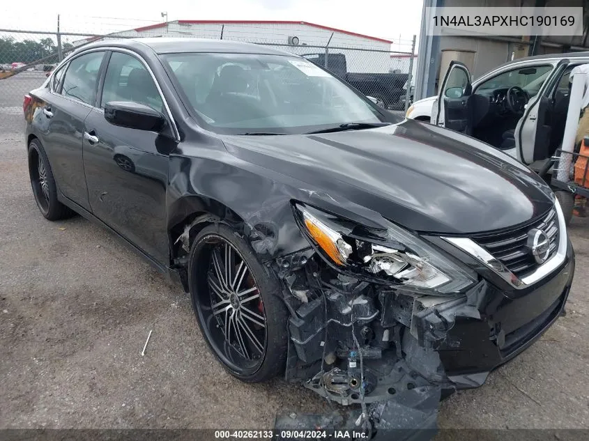 1N4AL3APXHC190169 2017 Nissan Altima 2.5 Sv