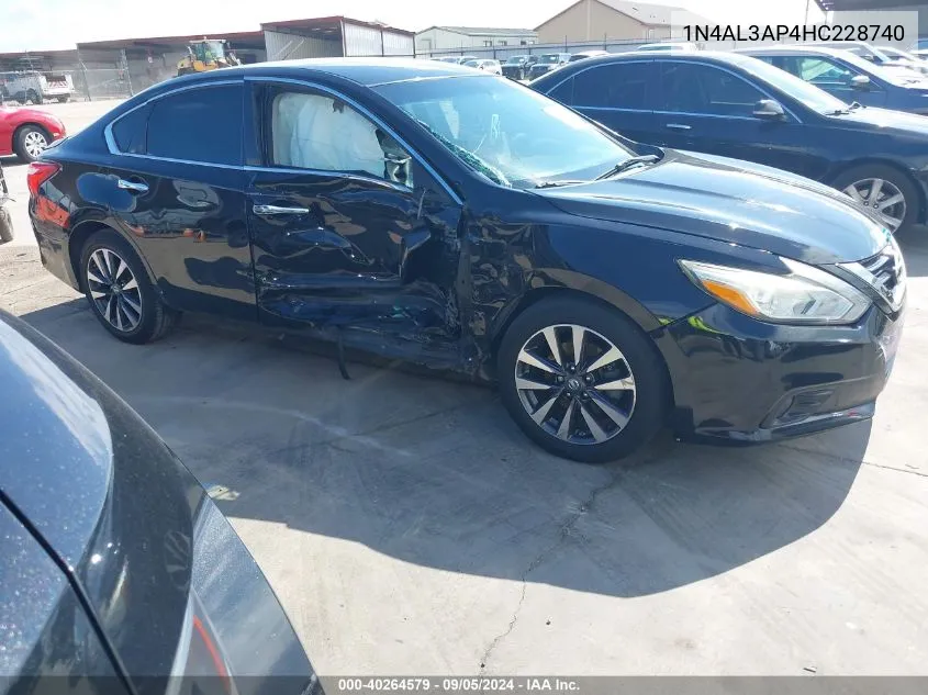 2017 Nissan Altima 2.5 Sl VIN: 1N4AL3AP4HC228740 Lot: 40264579