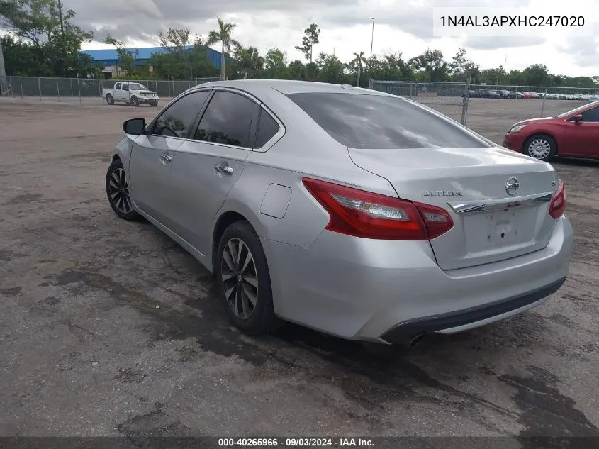 1N4AL3APXHC247020 2017 Nissan Altima 2.5 S