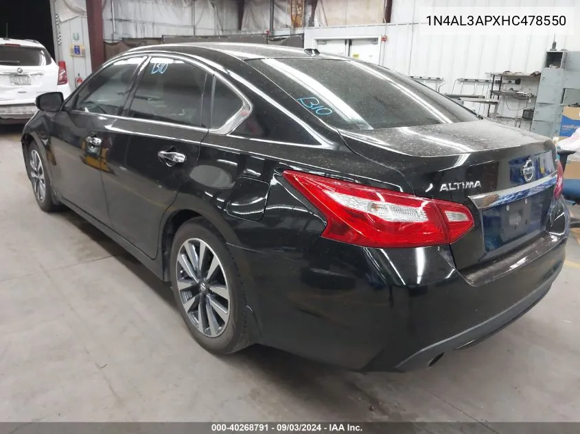 1N4AL3APXHC478550 2017 Nissan Altima 2.5 Sl