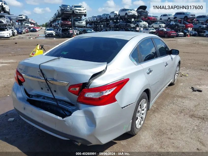 1N4AL3AP0HN317600 2017 Nissan Altima 2.5 S