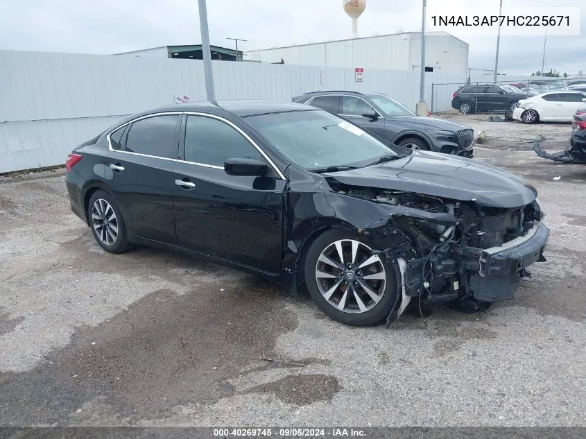 2017 Nissan Altima 2.5 Sv VIN: 1N4AL3AP7HC225671 Lot: 40269745