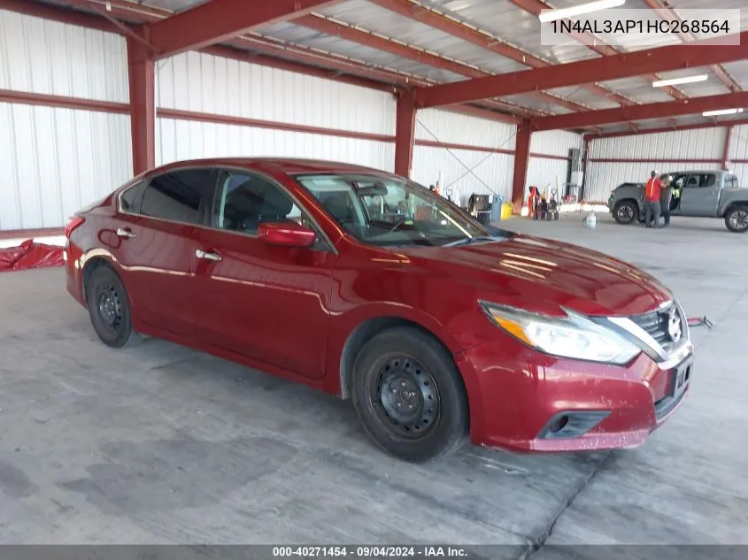 2017 Nissan Altima 2.5 Sv VIN: 1N4AL3AP1HC268564 Lot: 40271454