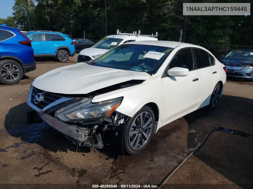 2017 Nissan Altima 2.5 Sr VIN: 1N4AL3AP7HC159445 Lot: 40290548