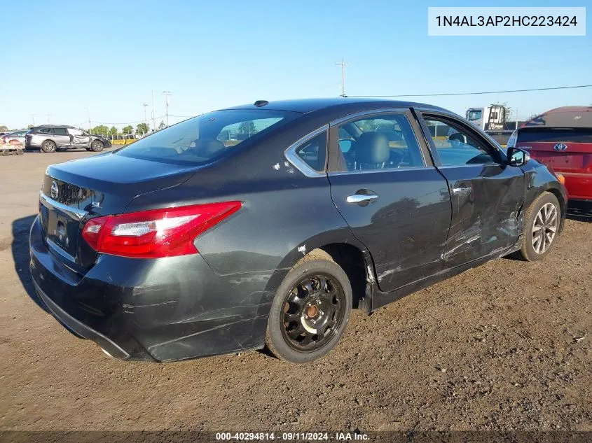 1N4AL3AP2HC223424 2017 Nissan Altima 2.5/S/Sv/Sl/Sr