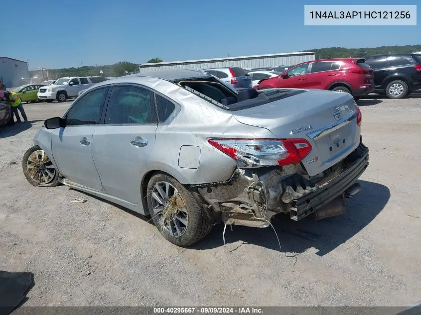 2017 Nissan Altima 2.5/2.5 S/2.5 Sl/2.5 Sr/2.5 Sv VIN: 1N4AL3AP1HC121256 Lot: 40295667