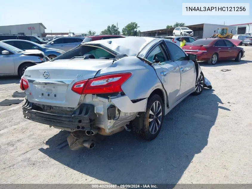 2017 Nissan Altima 2.5/2.5 S/2.5 Sl/2.5 Sr/2.5 Sv VIN: 1N4AL3AP1HC121256 Lot: 40295667