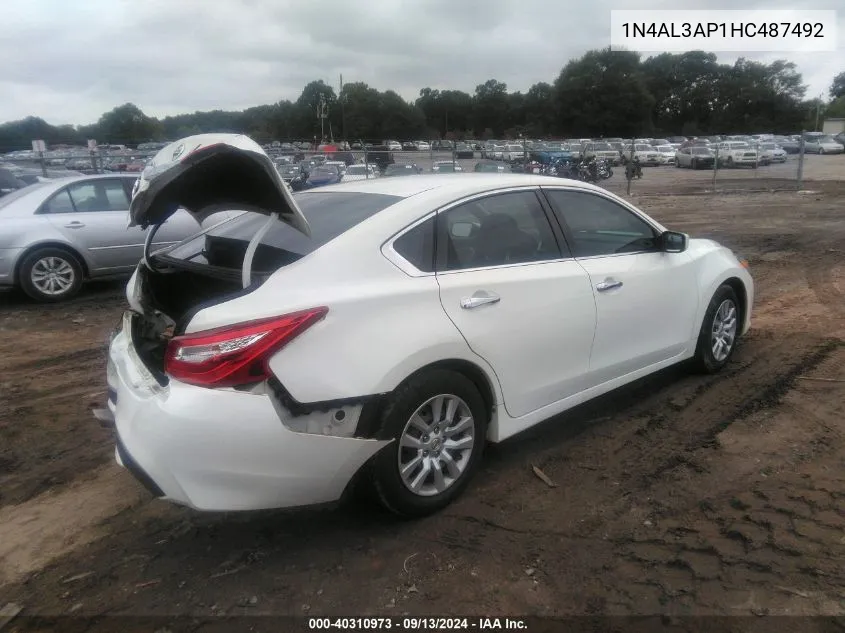 1N4AL3AP1HC487492 2017 Nissan Altima 2.5 S