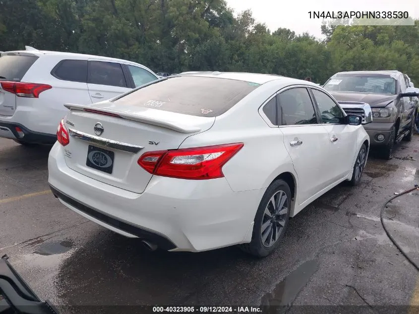 2017 Nissan Altima 2.5/2.5 S/2.5 Sl/2.5 Sr/2.5 Sv VIN: 1N4AL3AP0HN338530 Lot: 40323905