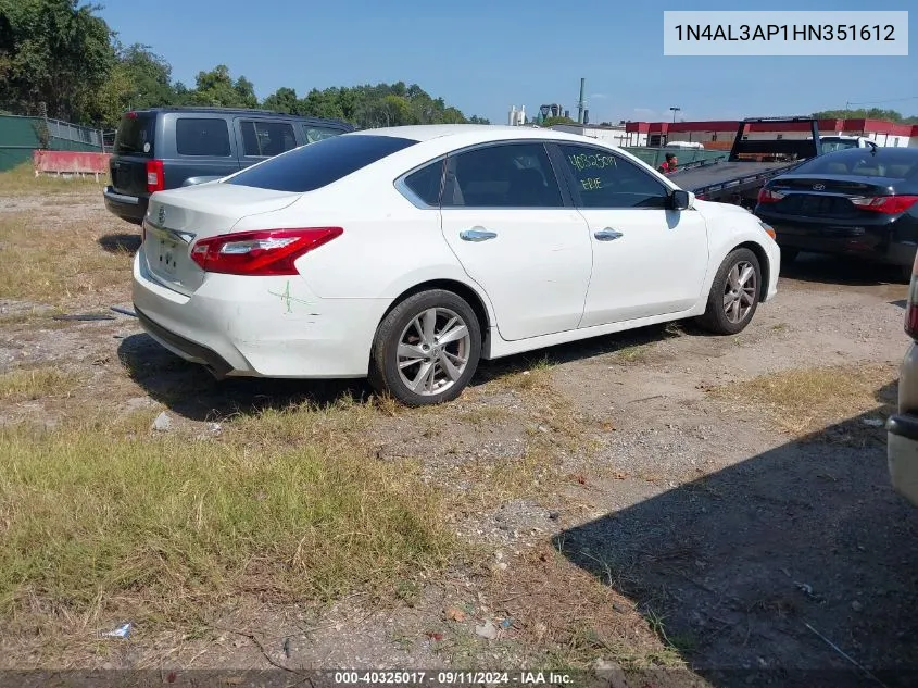 1N4AL3AP1HN351612 2017 Nissan Altima 2.5 S