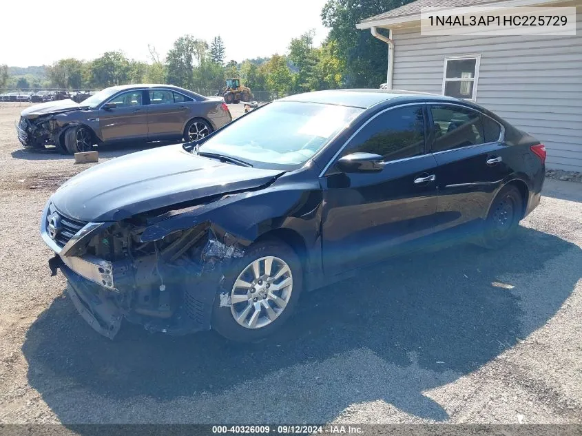 2017 Nissan Altima 2.5 S VIN: 1N4AL3AP1HC225729 Lot: 40326009