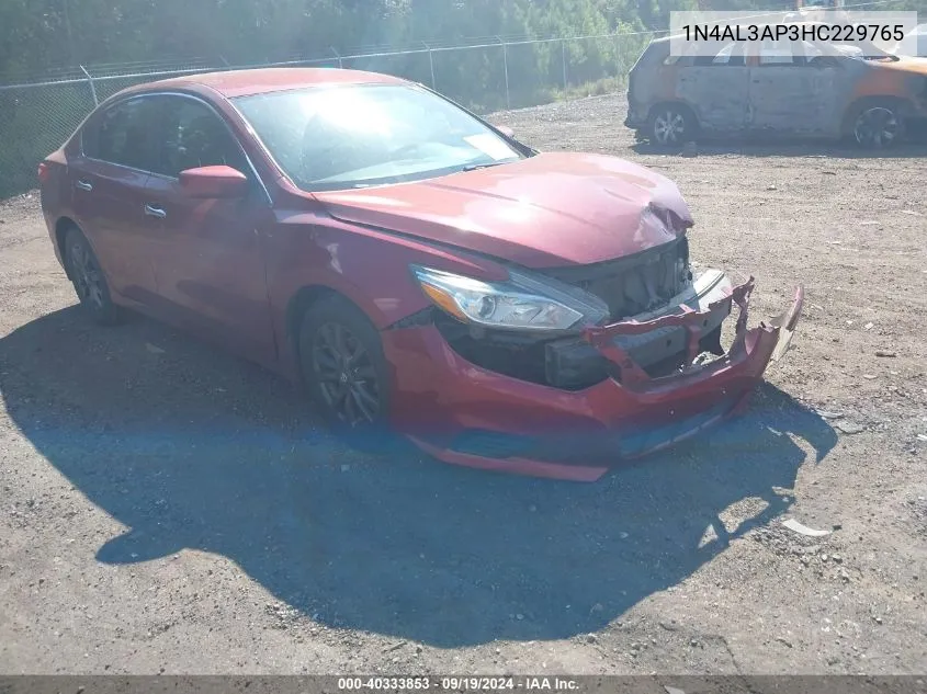 2017 Nissan Altima 2.5 S VIN: 1N4AL3AP3HC229765 Lot: 40333853