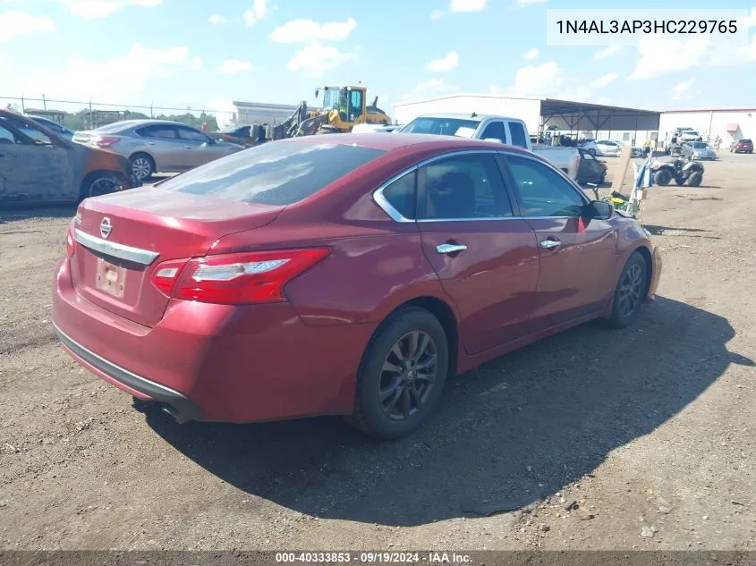 2017 Nissan Altima 2.5 S VIN: 1N4AL3AP3HC229765 Lot: 40333853