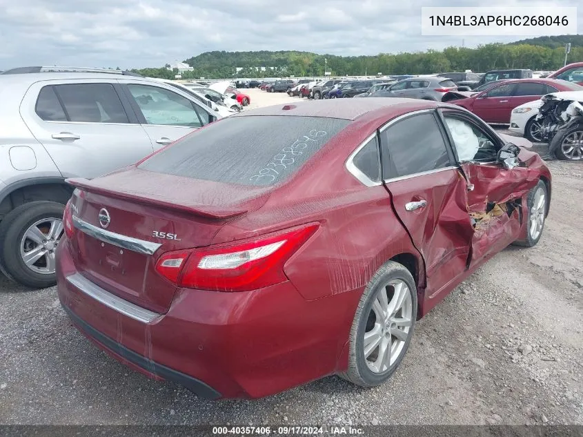 2017 Nissan Altima 3.5 Sl VIN: 1N4BL3AP6HC268046 Lot: 40357406