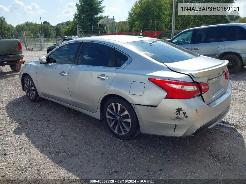 2017 Nissan Altima 2.5 Sl VIN: 1N4AL3AP3HC169101 Lot: 40357728