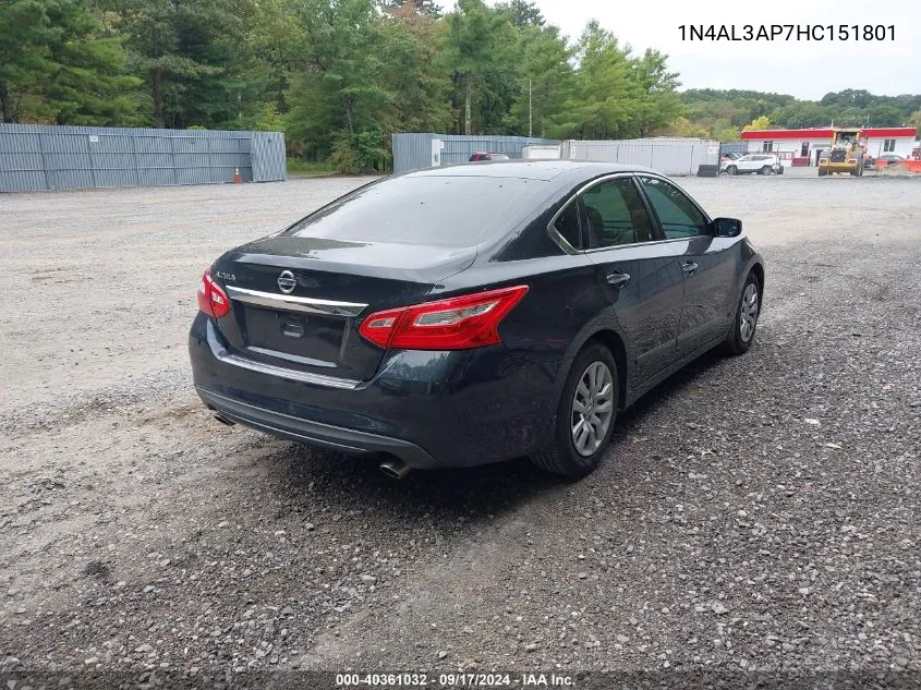 1N4AL3AP7HC151801 2017 Nissan Altima 2.5 S