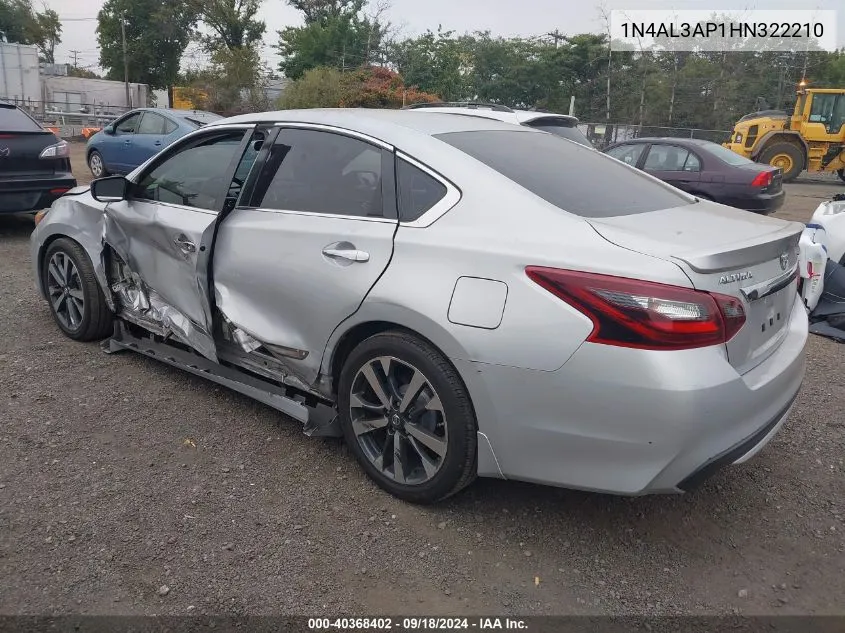 1N4AL3AP1HN322210 2017 Nissan Altima 2.5/S/Sv/Sl/Sr