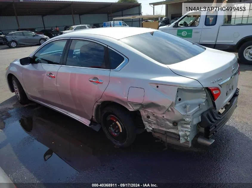 2017 Nissan Altima 2.5 S VIN: 1N4AL3AP7HC499453 Lot: 40368911