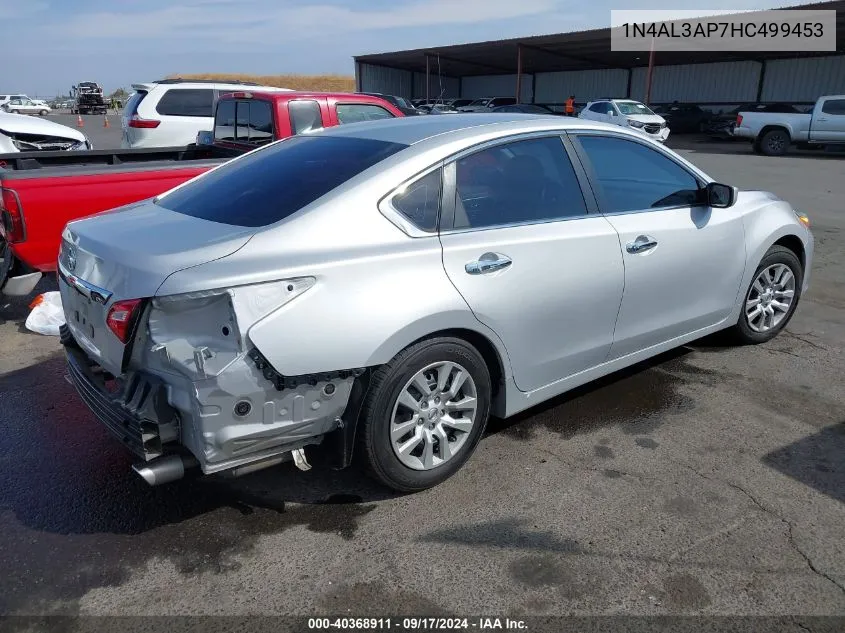 2017 Nissan Altima 2.5 S VIN: 1N4AL3AP7HC499453 Lot: 40368911