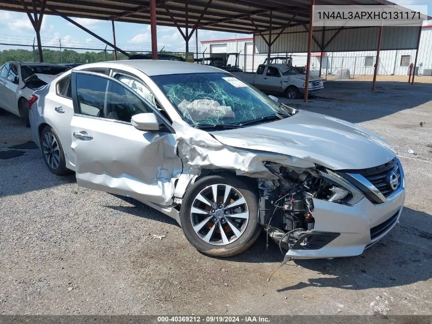 2017 Nissan Altima 2.5 Sl VIN: 1N4AL3APXHC131171 Lot: 40369212