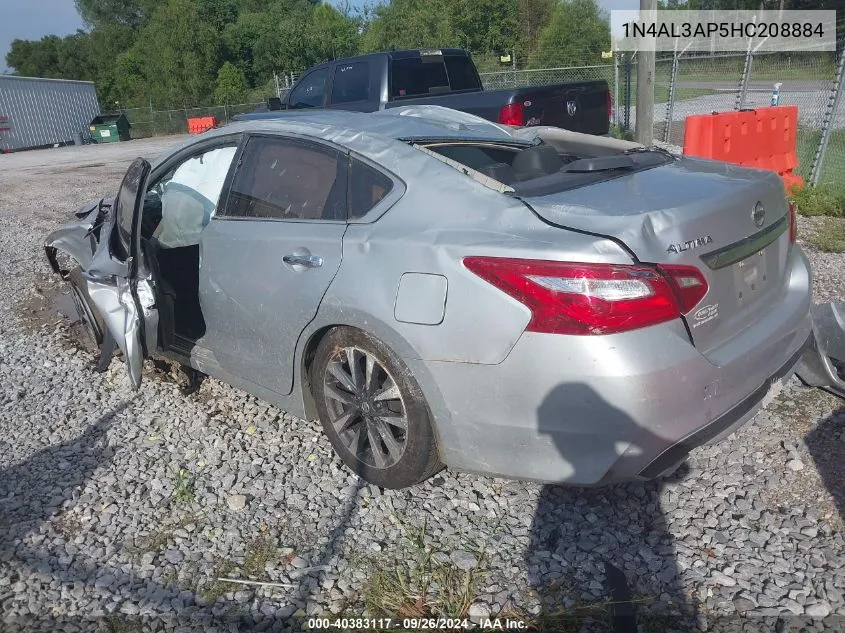 2017 Nissan Altima 2.5 Sl VIN: 1N4AL3AP5HC208884 Lot: 40383117