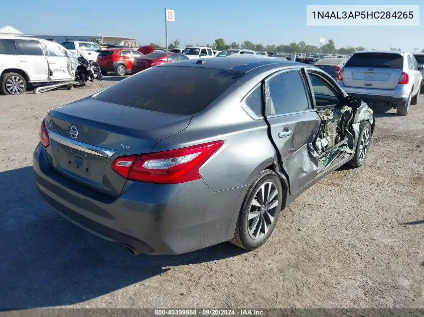 1N4AL3AP5HC284265 2017 Nissan Altima 2.5 Sv