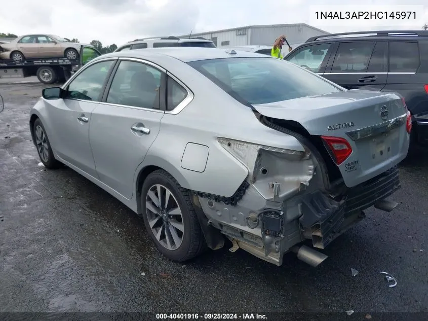 2017 Nissan Altima 2.5 Sv VIN: 1N4AL3AP2HC145971 Lot: 40401916