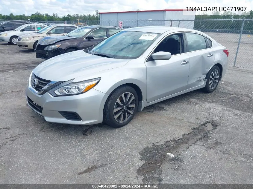 2017 Nissan Altima 2.5 Sv VIN: 1N4AL3AP1HC471907 Lot: 40420902