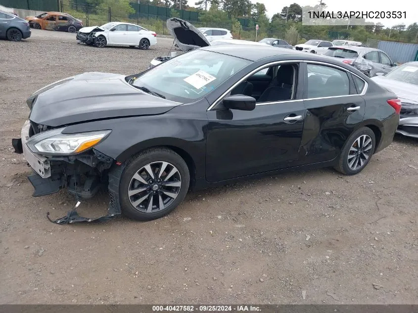 1N4AL3AP2HC203531 2017 Nissan Altima 2.5 Sv