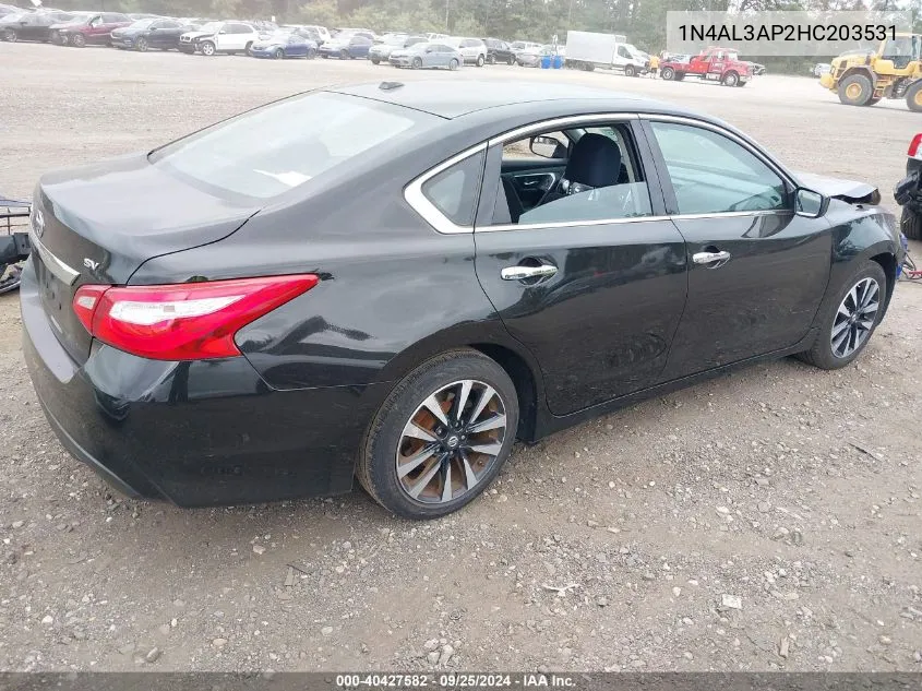 1N4AL3AP2HC203531 2017 Nissan Altima 2.5 Sv