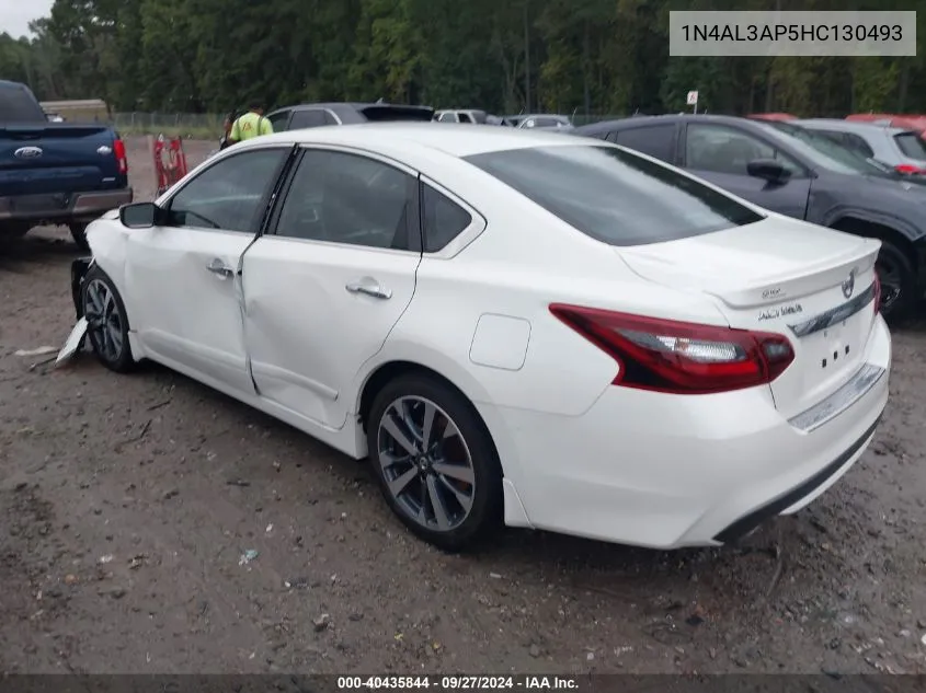 2017 Nissan Altima 2.5 Sr VIN: 1N4AL3AP5HC130493 Lot: 40435844