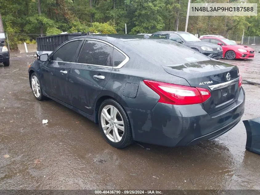 1N4BL3AP9HC187588 2017 Nissan Altima 3.5 Sl