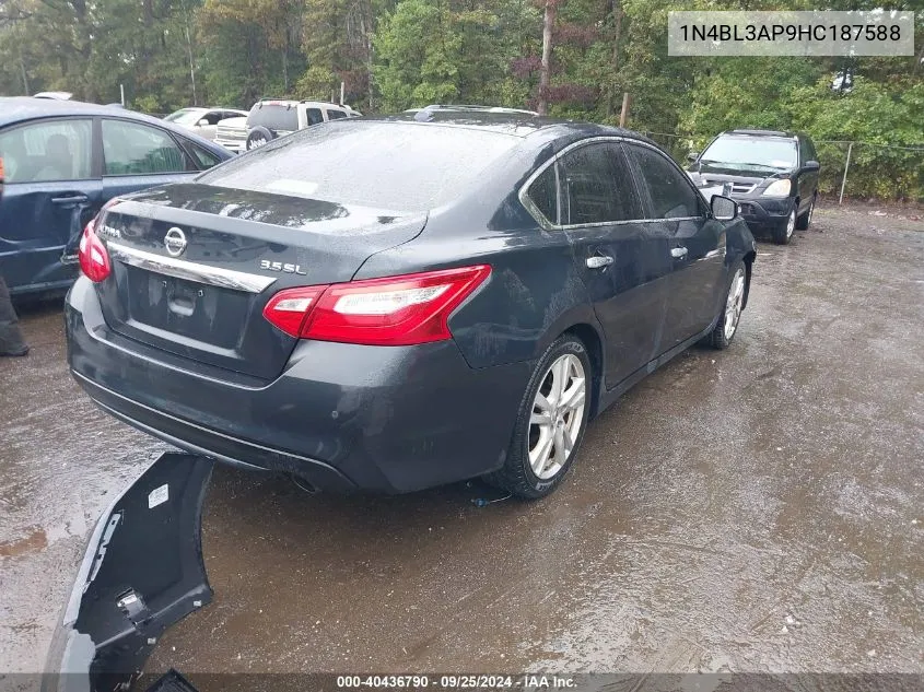 1N4BL3AP9HC187588 2017 Nissan Altima 3.5 Sl