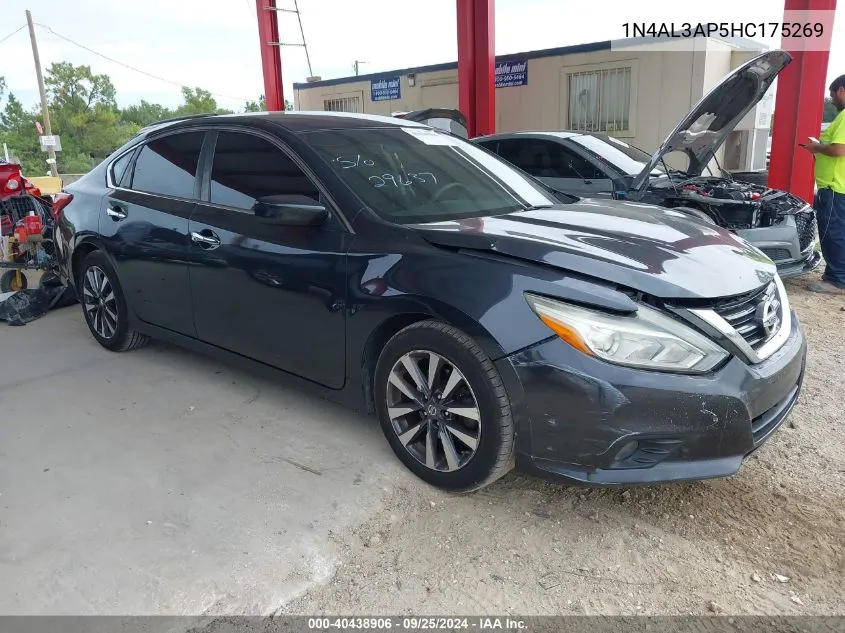 2017 Nissan Altima 2.5 Sv VIN: 1N4AL3AP5HC175269 Lot: 40438906